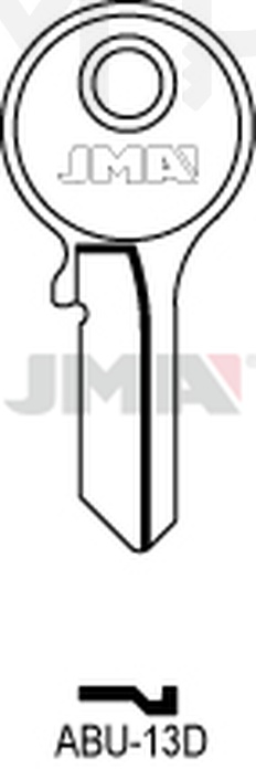JMA ABU-13D Cilindričan ključ (Silca AB12R / Errebi AU12R )