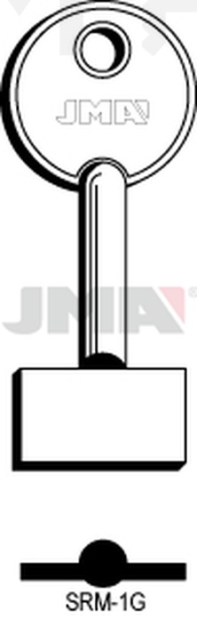 JMA SRM-1G Kasa ključ (Silca SRP / Errebi 1SER1)