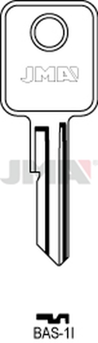 JMA BAS-1I Cilindričan ključ (Silca BA2 / Errebi BAS1R)