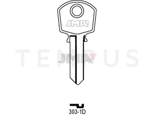 Jma 303-1D Cilindričan ključ 12452