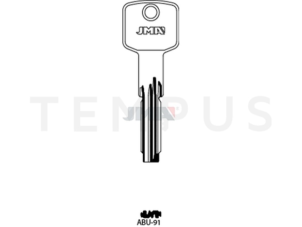 Jma ABU-91 Specijalan ključ (Silca AB84 / Errebi AU91L) 12502